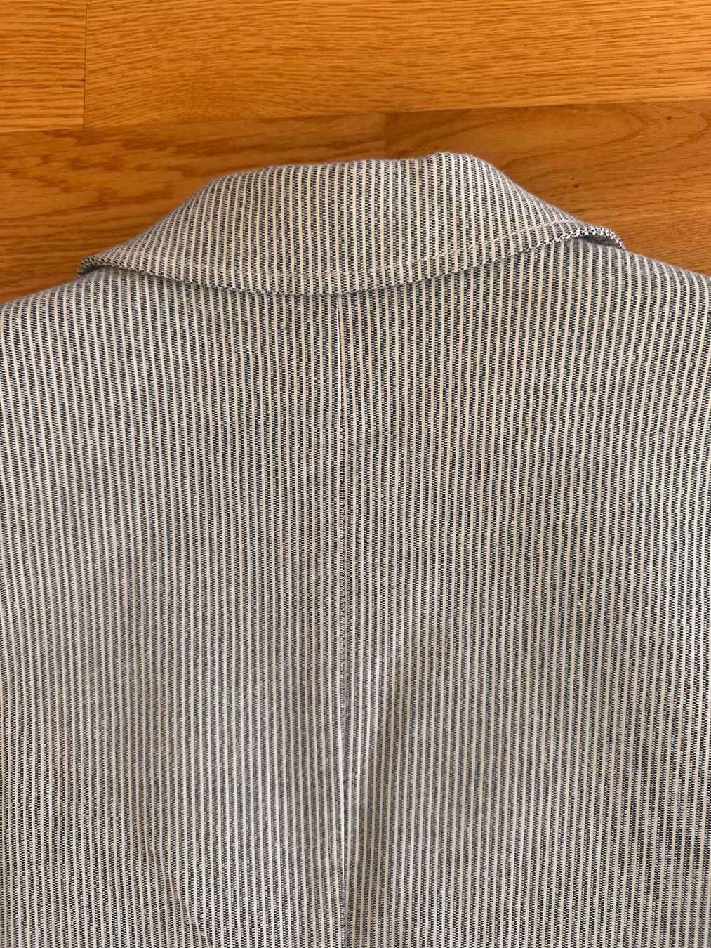 H&M Giacche: Blazer gestreift grau/weiss. Gr.38. – Usato da Zürich venduto da Sunnyflower97 6