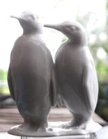 LANGENTHALER PORZELLAN FIGURENGRUPPE PINGUINE 1956