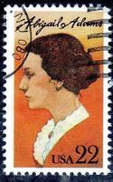 USA 1985 ABIGAIL ADAMS GESTEMPELT - S78