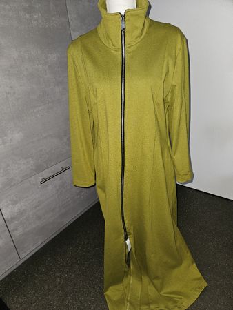 Kleid Sun 1982 olivgrün mit Reissverschluss L