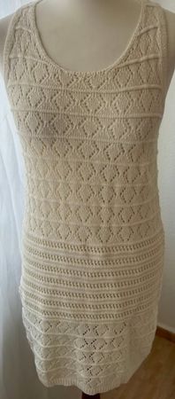 HUGO BOSS Strickkleid, Sommerkleid, Kleid, M 38, Baumwolle