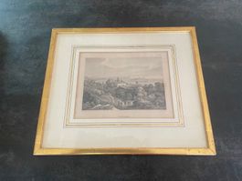 Gravure Ancienne Neufchatel Début 1800 Reiss