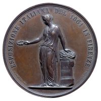 Italia, AE Medaglia, Expo 1861 Firenze