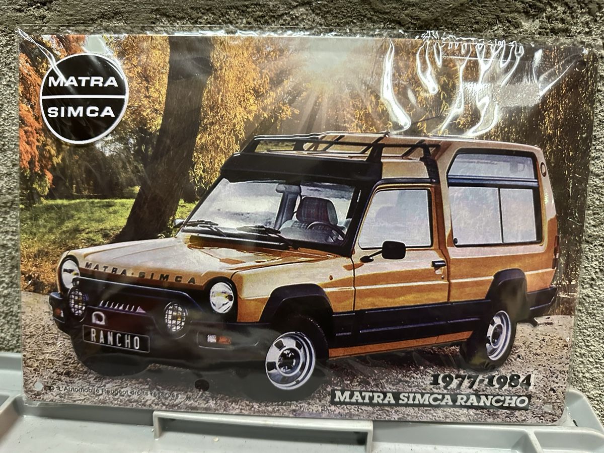 Schilder: Matra simca rancho Oldtimer – Neu (gemäss Beschreibung) aus Reinach AG von rares75