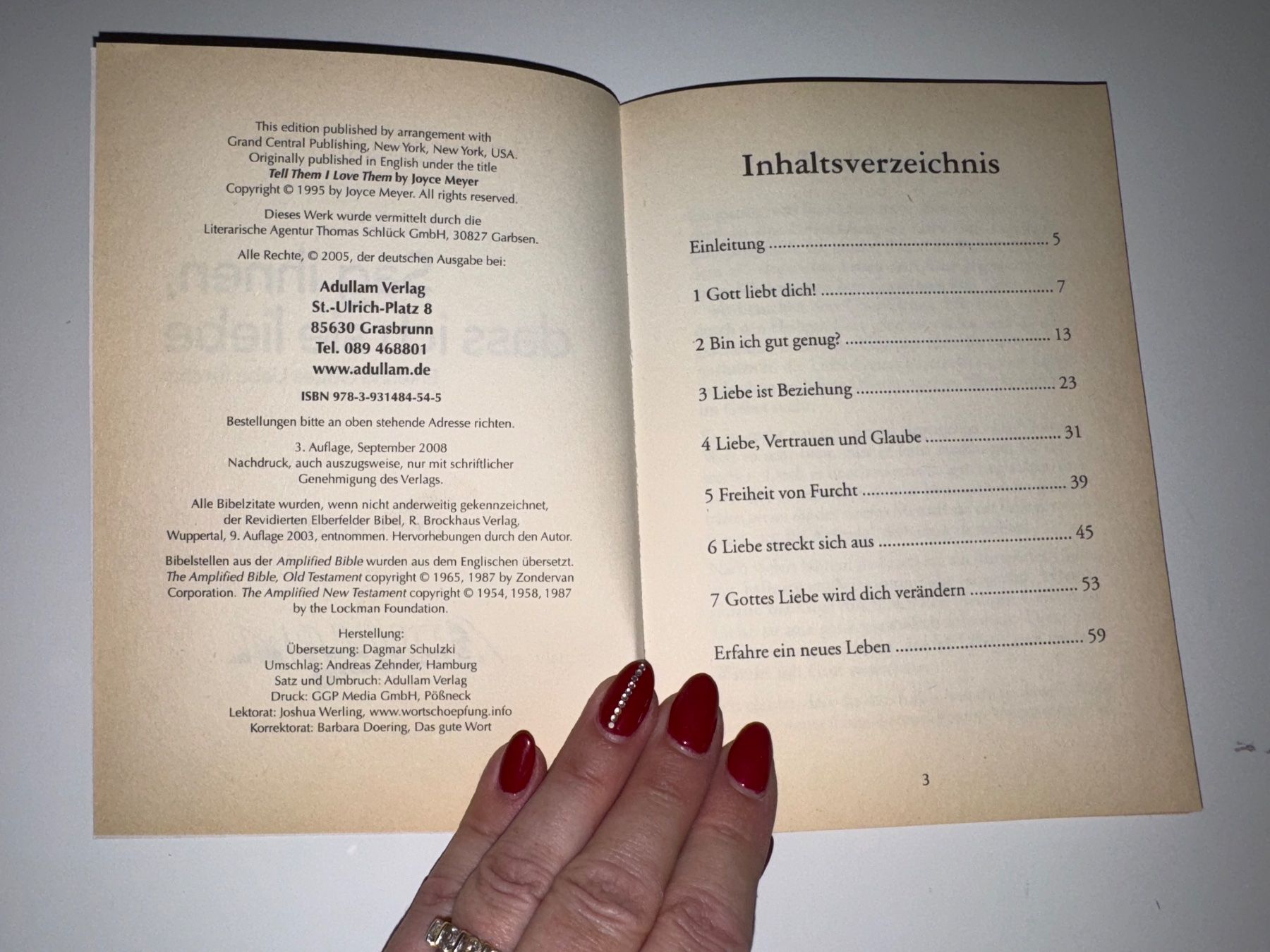 Libri: Buch: Sag ihnen dass ich sie liebe, Joyce Meyer – Usato da Grosswangen venduto da Second_hand_paradise 1
