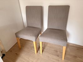 2x Ikea Stuhl Grau BERGMUND/HERNIKSDAL