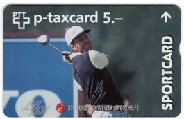 André Bossert Golf, Sportcard - seltene FullFace Taxcard