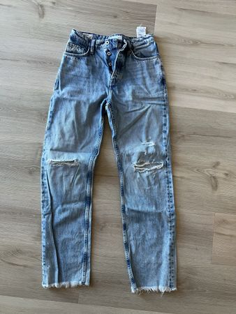 Straight Leg Jeans, Size S, Blue Denim, Pepe Jeans