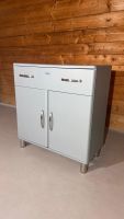 Tenzo Malibu Kommode Sideboard in Silber mit 2 Türen