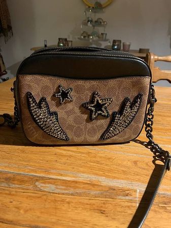original coach tasche mit pailetten