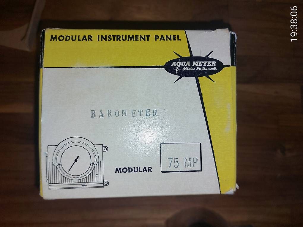Messen: Aqua Meter Marine Instruments Clock Model 95 Neu  – Gebraucht aus Bäch SZ von Retroandy 3