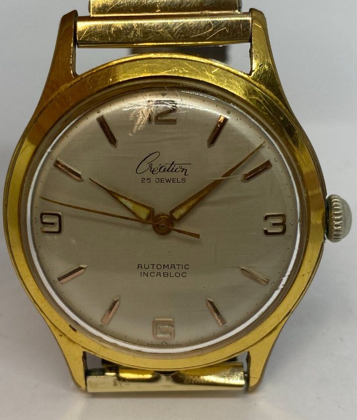 Création Orologi: Vintage Creation Automatic, 25 Jewels – Usato da Untersiggenthal venduto da TimeandShine 5
