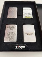 G 760 ) 4 Stück Neue Zippo org.USA Benzinfeuerzeuge