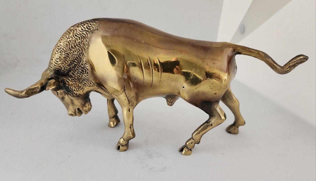 Statuette: Grosse wunderschöne Bronze Stier Figur, Neu!! – Nuovo (secondo la descrizione) da Lima- Peru venduto da Alpaka-Haus 3