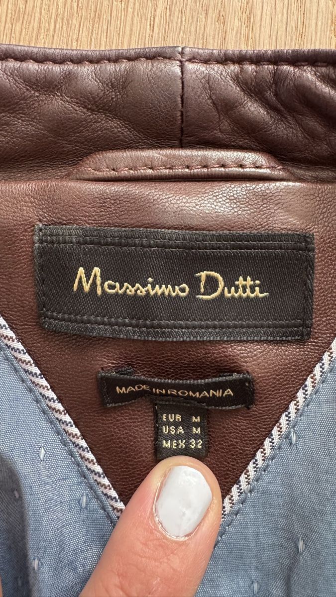 Massimo Dutti Giacche: Massimo Dutti Damen Lederjacke, M – Usato da Zug venduto da glimpsey 1