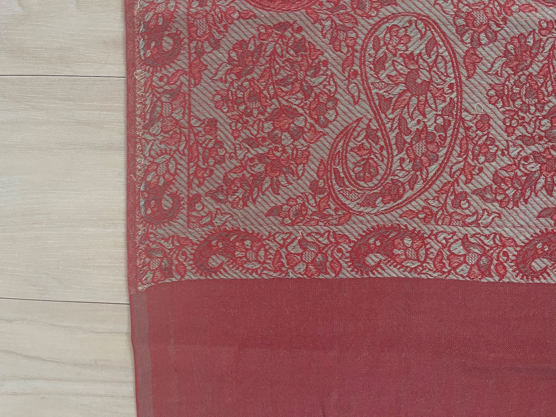Foulard & Sciarpe: Paschmina Schal Kaschmir/Seide rot-blau doubleface – Usato da Zollikon venduto da dorean 5