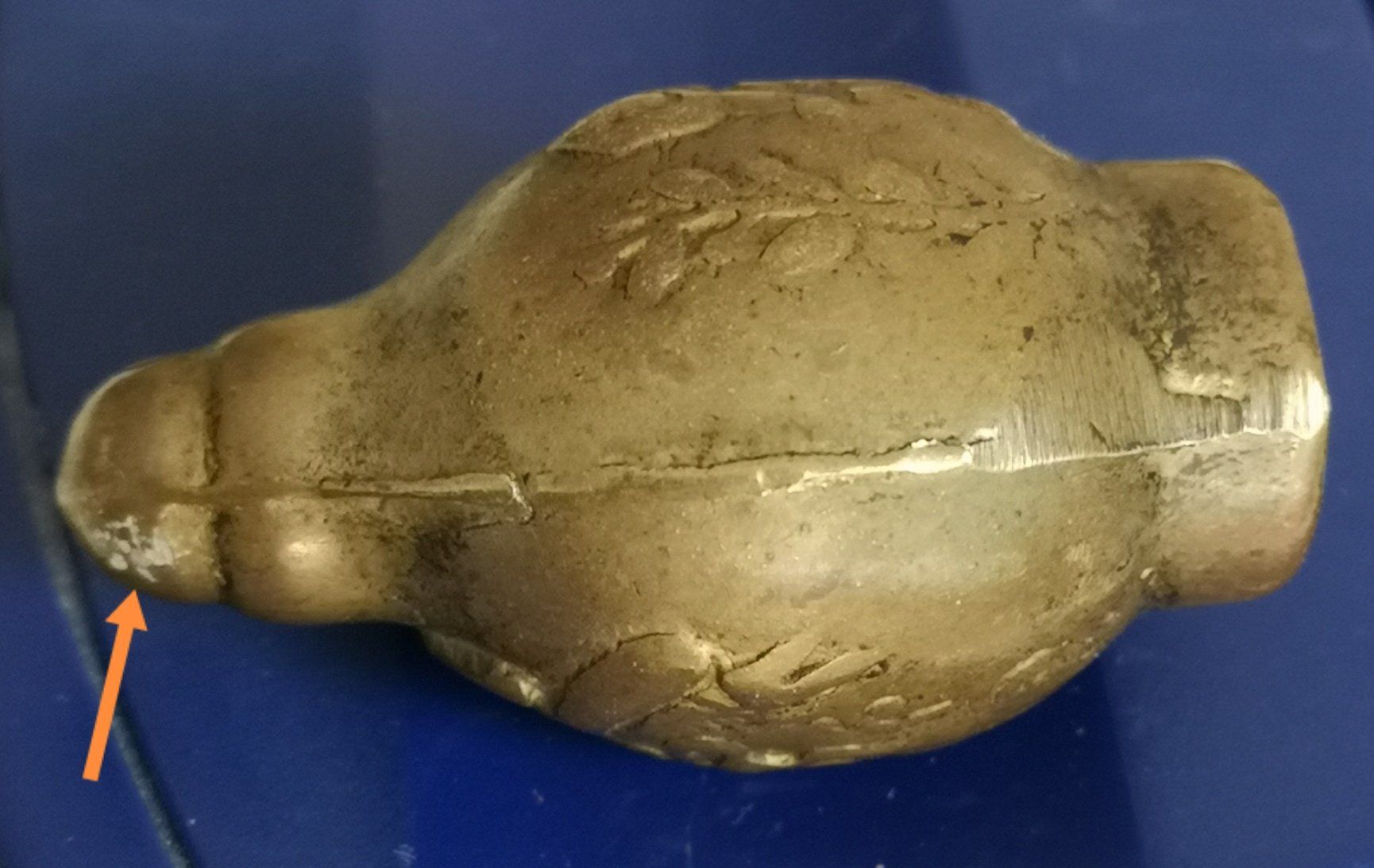 Supporti a parete: Aufsatz mit Gewinde, Knauf aus Messing oder Bronze – Usato da Zürich venduto da Tanteemma369 7