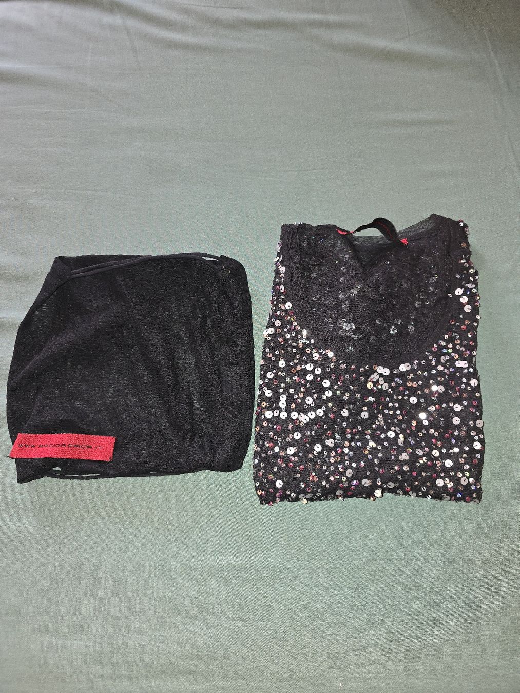 Top: top di pailettes multicolori – Nuovo (secondo la descrizione) da calpiogna venduto da dadalter 3