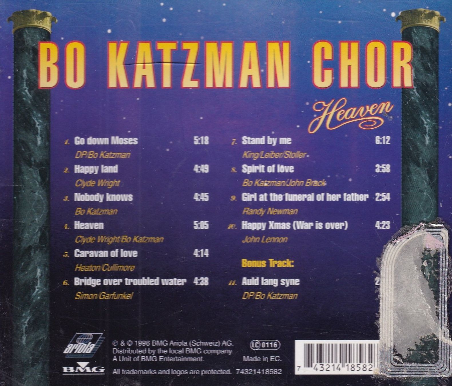 CD: CD ab Fr. 1.--, Bo Katzmann Chor - Heaven – Usato da Lausen venduto da Mondeo10628 1