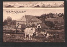 CP,NE, Cernier , Hotel de la vue d Alpes