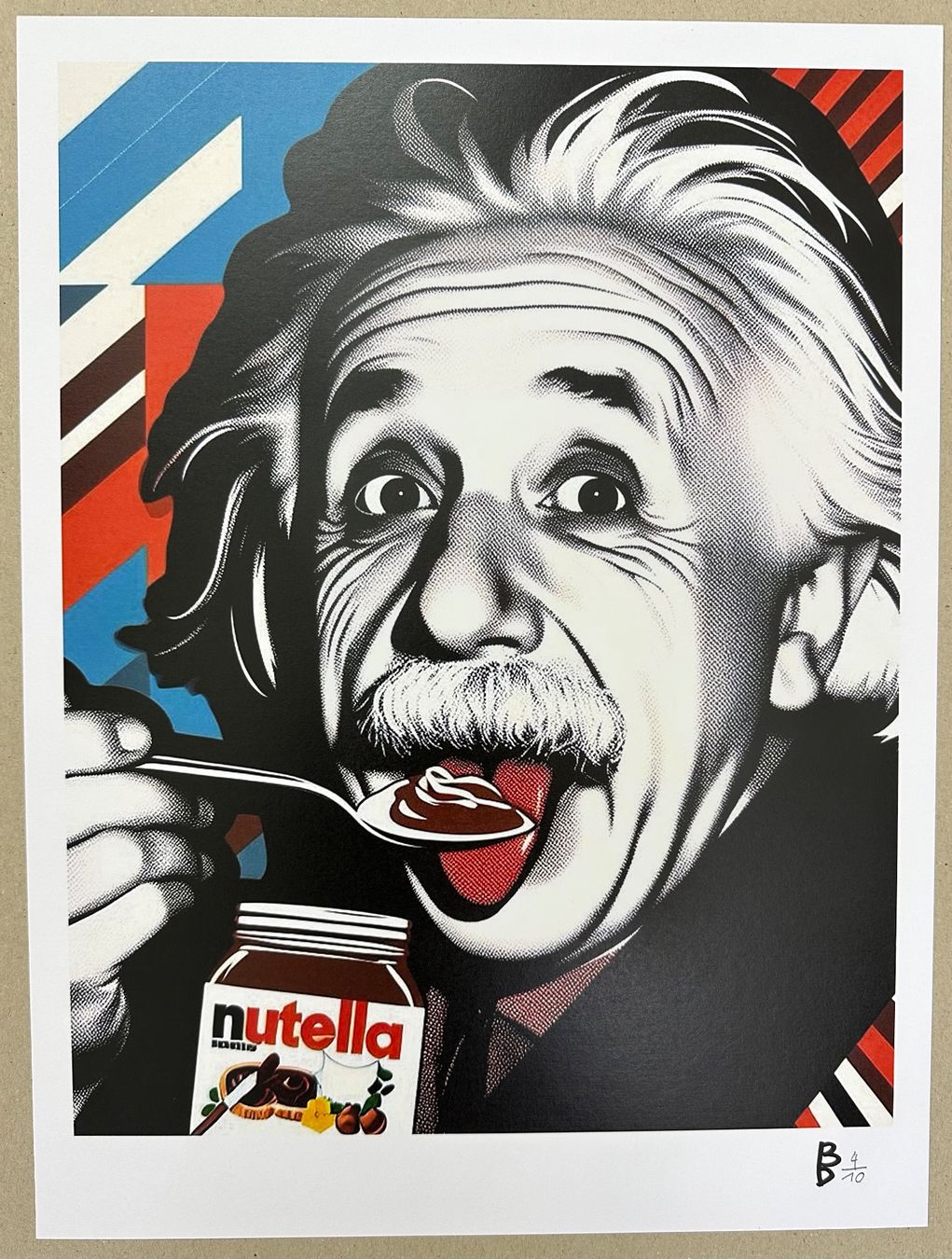 Foto & Immagini: Bit Dancer: Einstein loves Nutella, POP Art, signiert 4/10 – Nuovo (secondo la descrizione) da Meilen venduto da Art-Friend