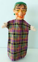 Kasperlitheater Hexe Alte Handpuppe