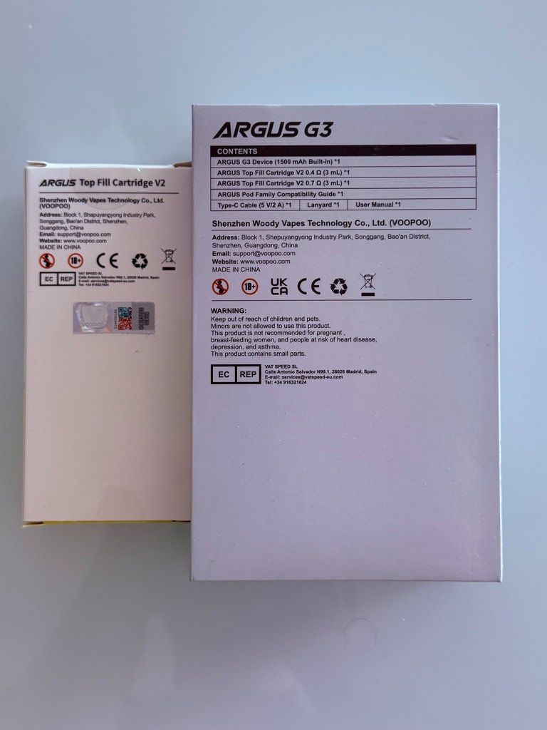 Voopoo Sonstige Tabakwaren: Vape/E-Zigarette: Voopoo Argus G3 – Neu (gemäss Beschreibung) aus Zürich von lach.richard 2