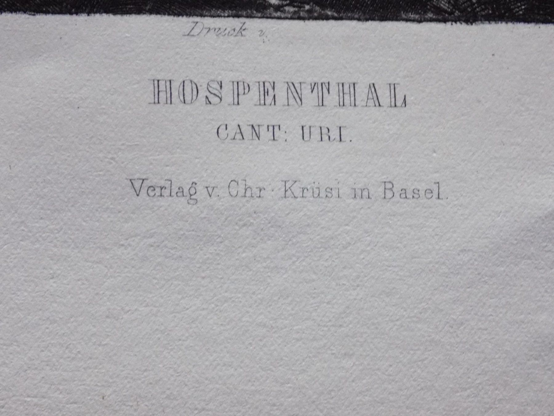 Incisioni: Hospental Uri – Usato da Risch venduto da Rischli15 2