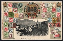 Baden-Baden, Blick von der Schlossterras