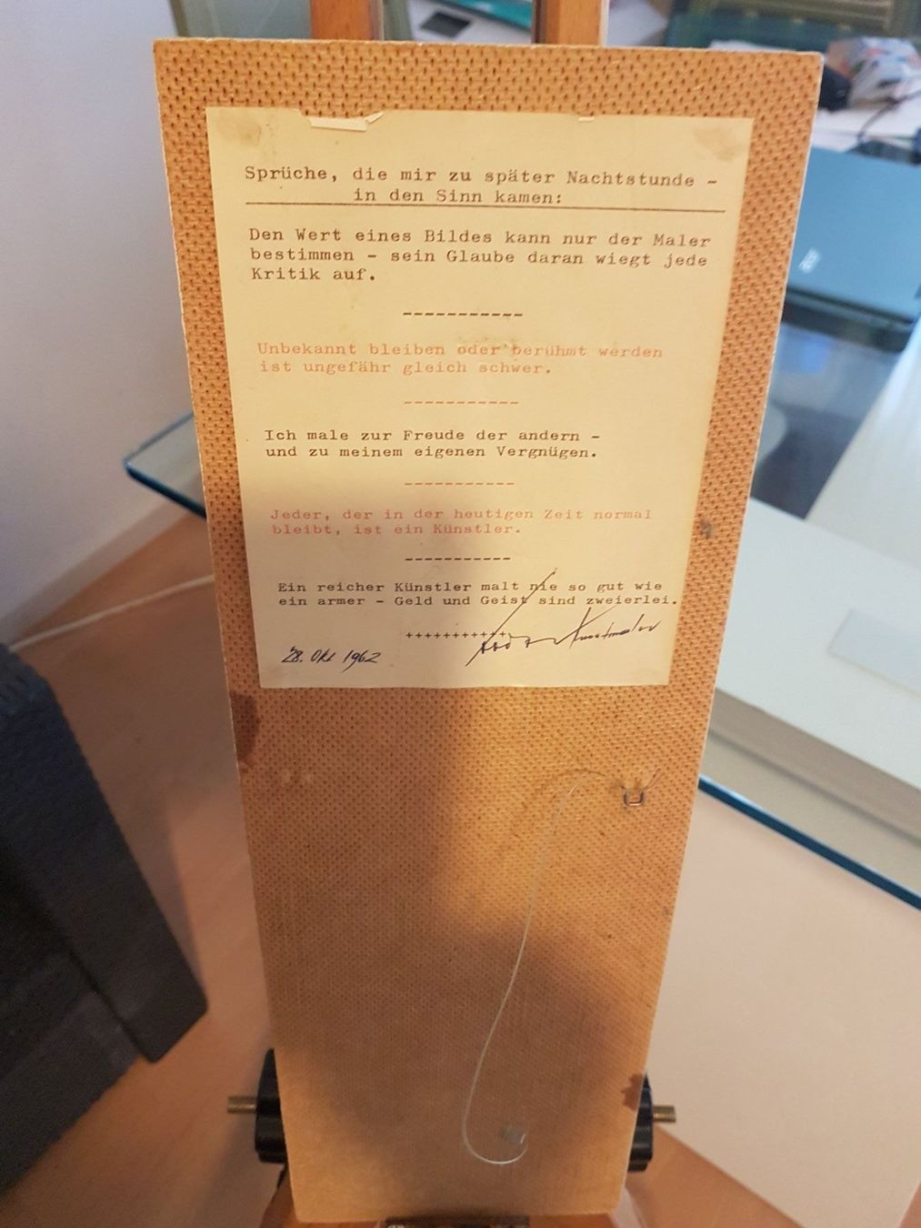 Dipinti: Kunst-Unikat "Rote Rosen" (1962) – Usato da Glattbrugg venduto da casabelavista 8