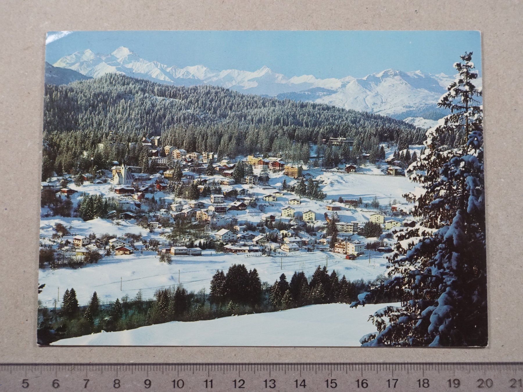 Cartoline postali: Flims Waldhaus, 1973 – Usato da Lenzburg venduto da fh1