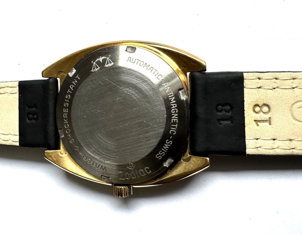 Zodiac Orologi: Vintage Zodiac SST 36000 Automatik Herrenuhr, Top Zustand! – Usato da Hombrechtikon venduto da Oldclock 1