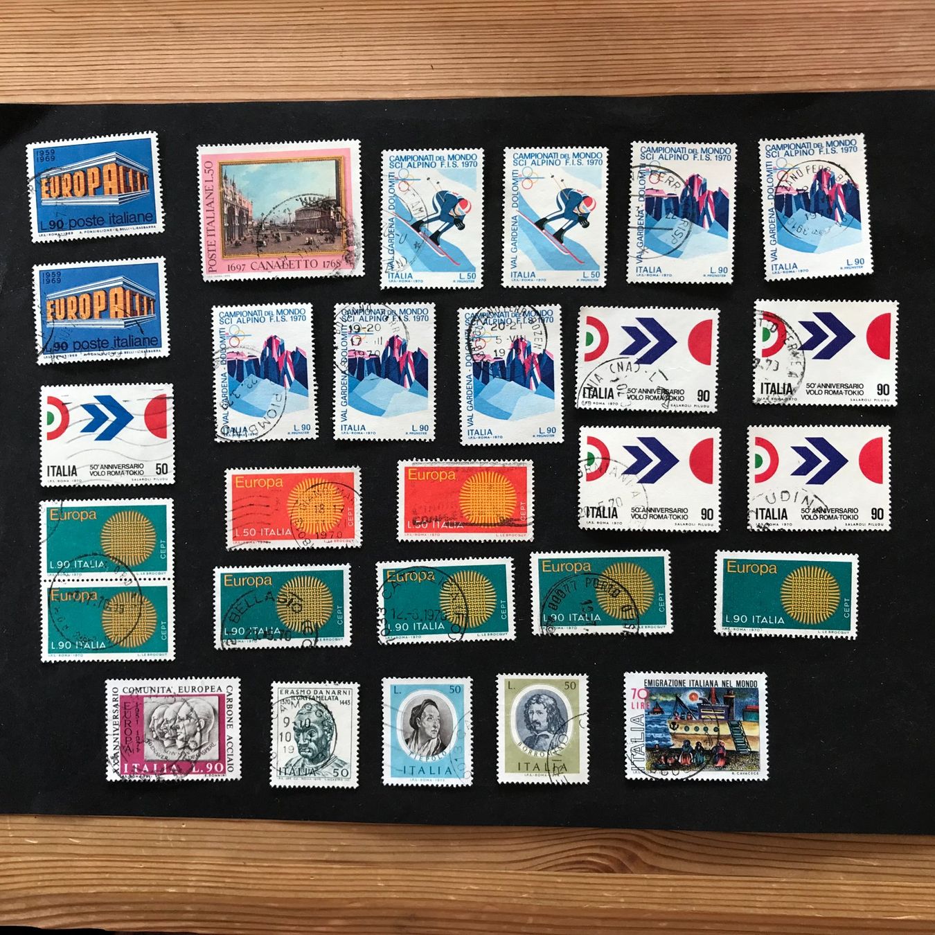 Alle Briefmarken: ITALIEN: ab 1961, kleine Sammlung gest. – Gebraucht aus Uitikon Waldegg von Gooddeal05 2
