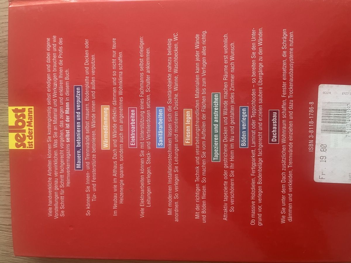 Bücher: Buch "Das grosse Buch vom Heimwerken" mit Bildern – Gebraucht aus Wohlenschwil von Tirpiz 1