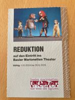 Reduktion auf den Eintritt ins Basler Marionetten Theater