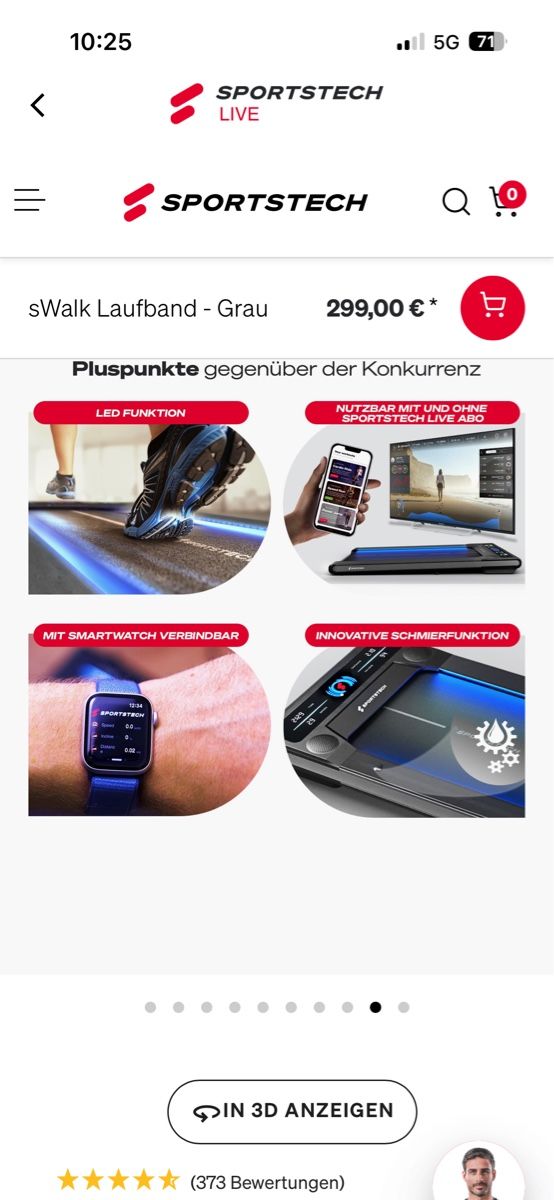 Hometrainer: Sportstech sWalk Laufband – Nuovo (secondo la descrizione) da Emmen venduto da ste_9r56 5
