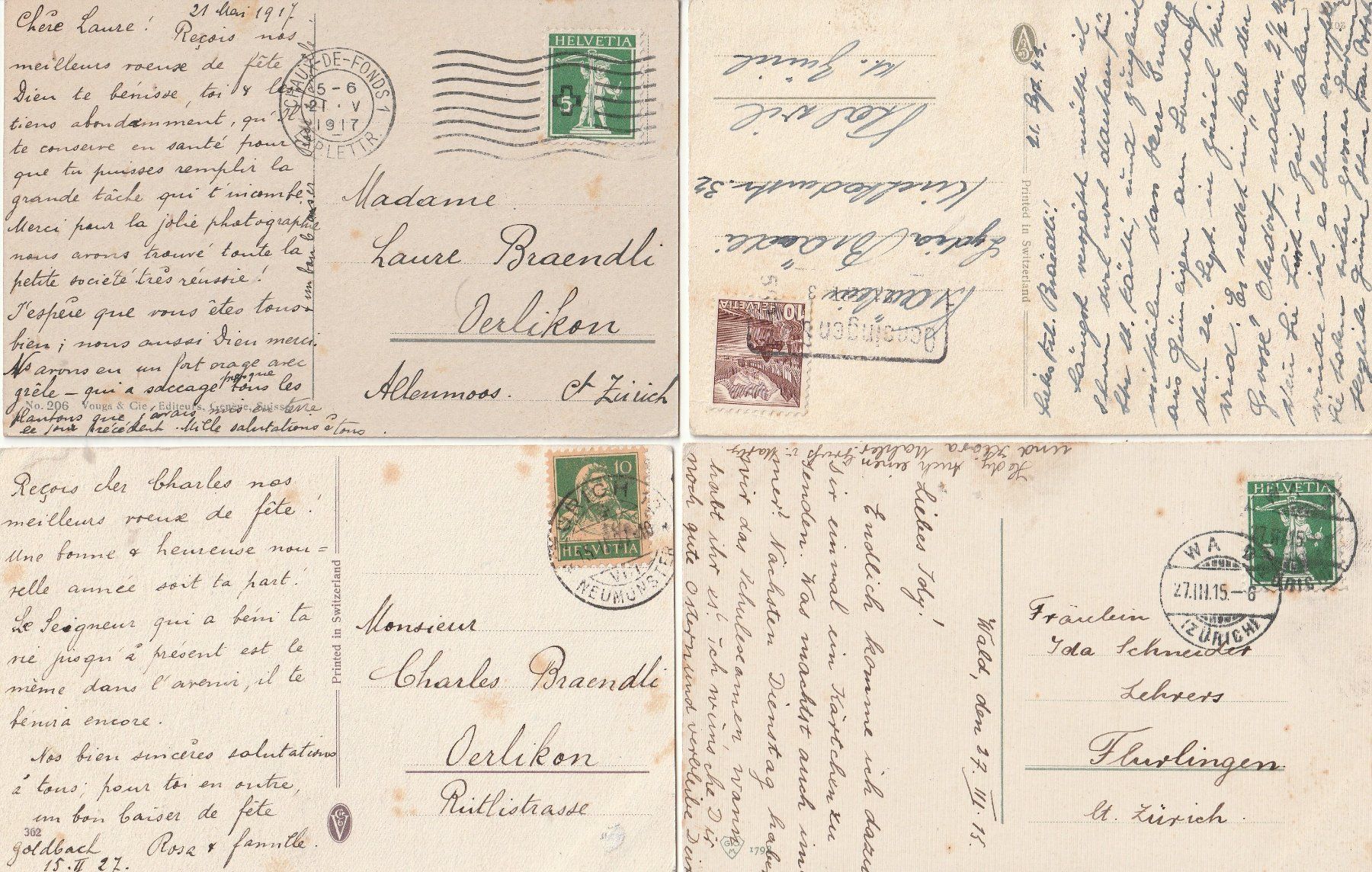 Cartoline postali: Anna Haller-14 Künstlerkarten signiert – Usato da uttwil venduto da Koehlerfred 4