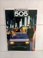 Brochure Catalogue Peugeot 505 1987 GL/GLD GR/GRD SR/SRD GTI