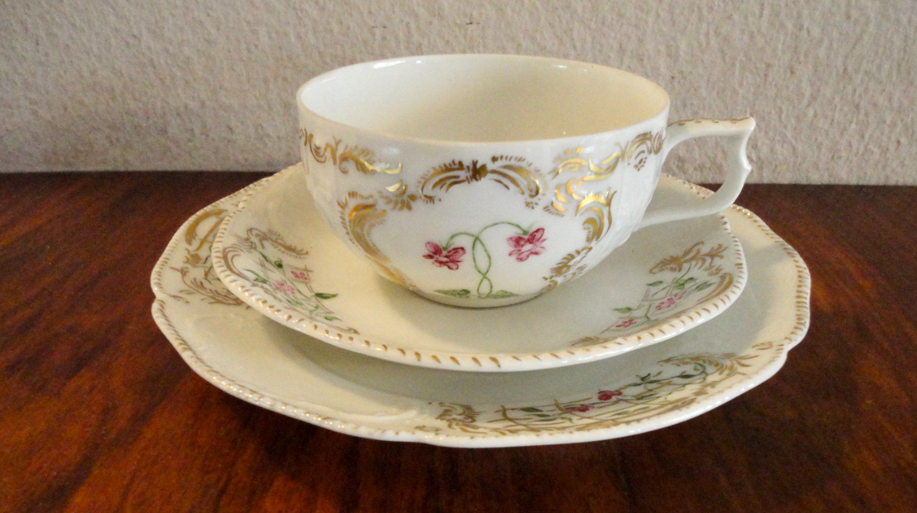 Rosenthal Tassen: Kaffee/Tee Gedeck Set (Rosenthal -Sanssouci) – Gebraucht aus Wädenswil von LIS11