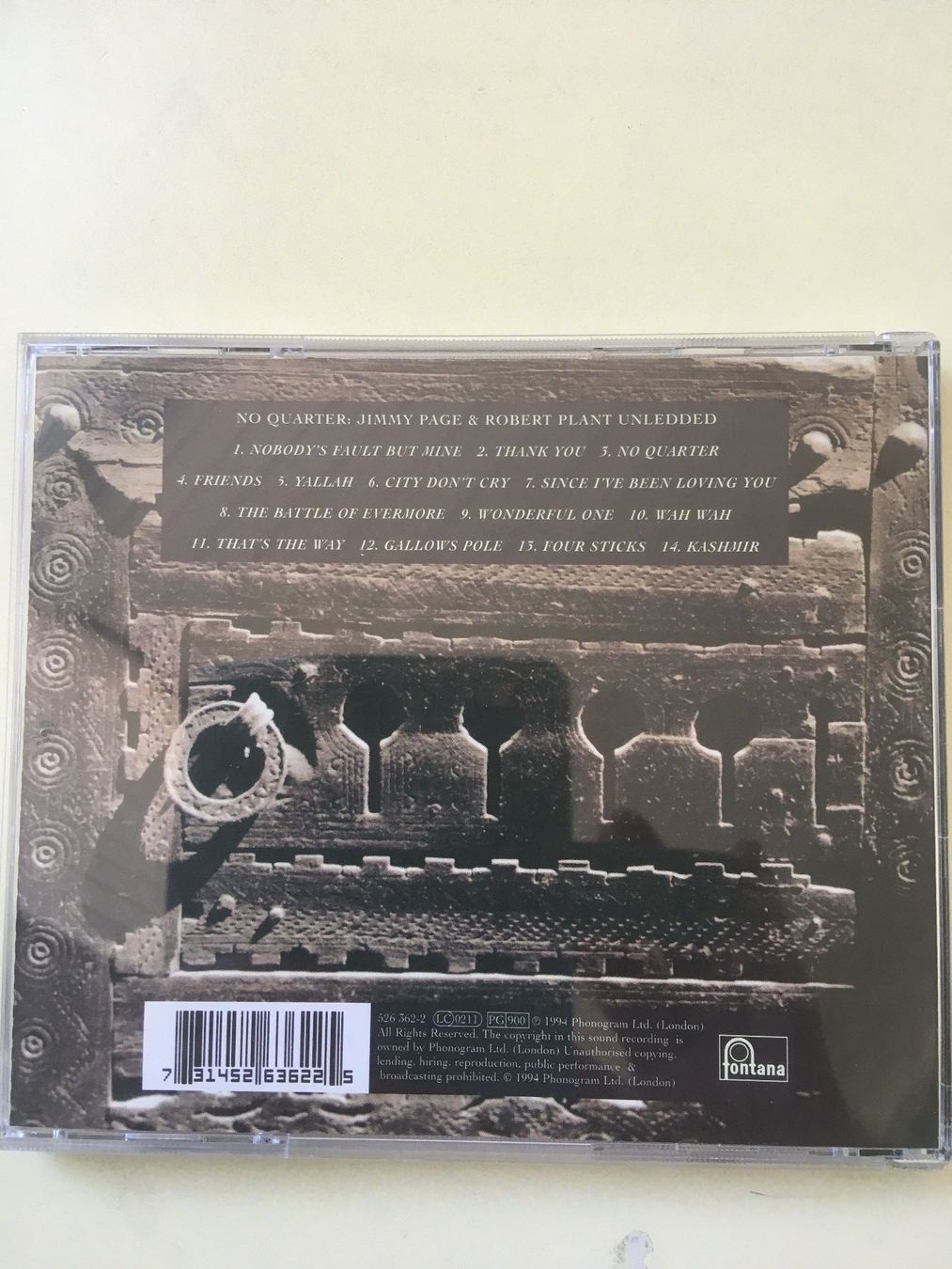 CD: Jimmy Page & Robert Plant - No Quarter – Usato da Rüti ZH venduto da Ochello 1