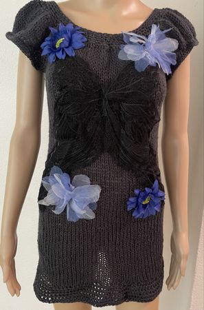 Long Shirt mit Blumen, Grösse 39! Neu!