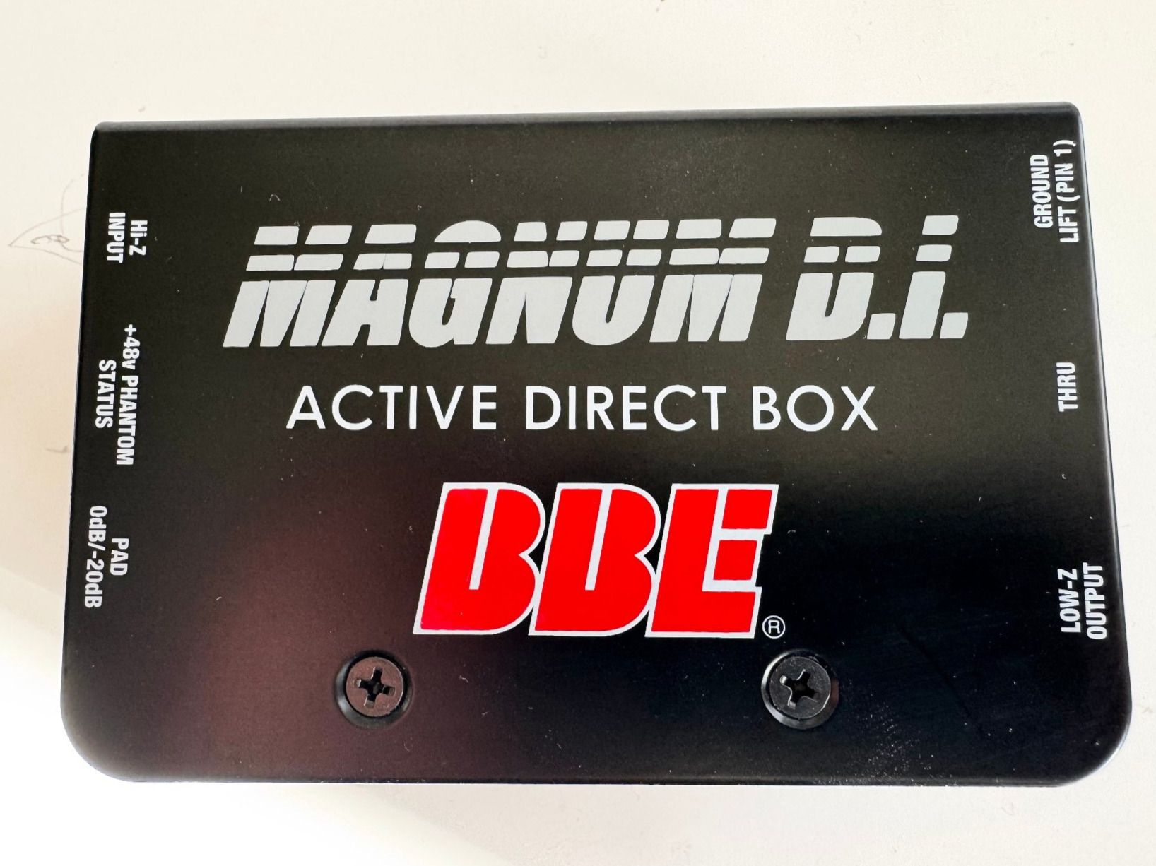Musikinstrumente: DI Box Active BBE Magnum D.I. – Neu und originalverpackt aus Schaffhausen von outlet-music 1