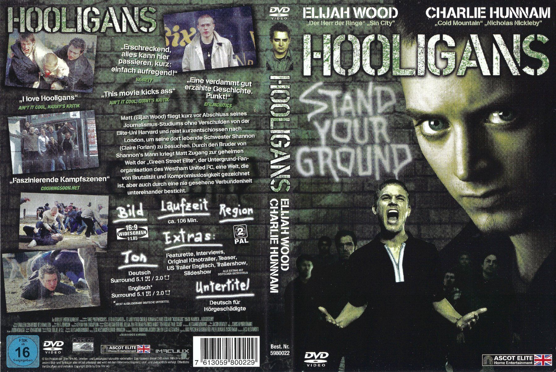 Tutti i DVDs: Hooligans (2005) – Usato da Zürich venduto da Cineasten