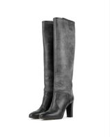 Loro Piana Knee-High Leather heels  — Size 37.5