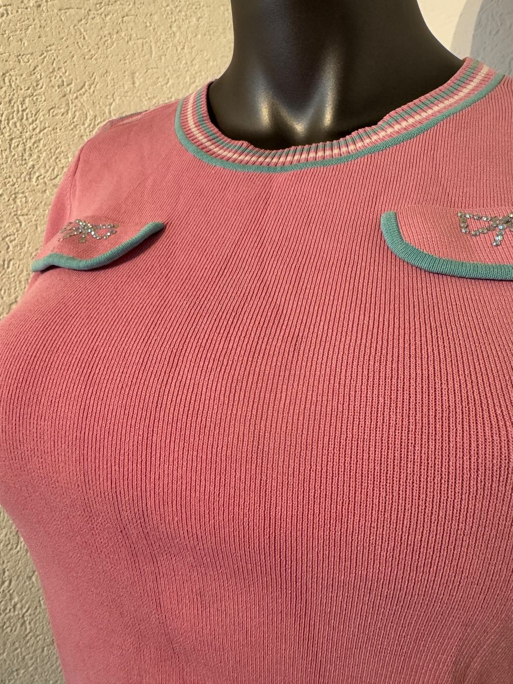 Top: Herbst Sommer Top mit Schmucksteinen Gr S – Usato da Frenkendorf venduto da Style365 4