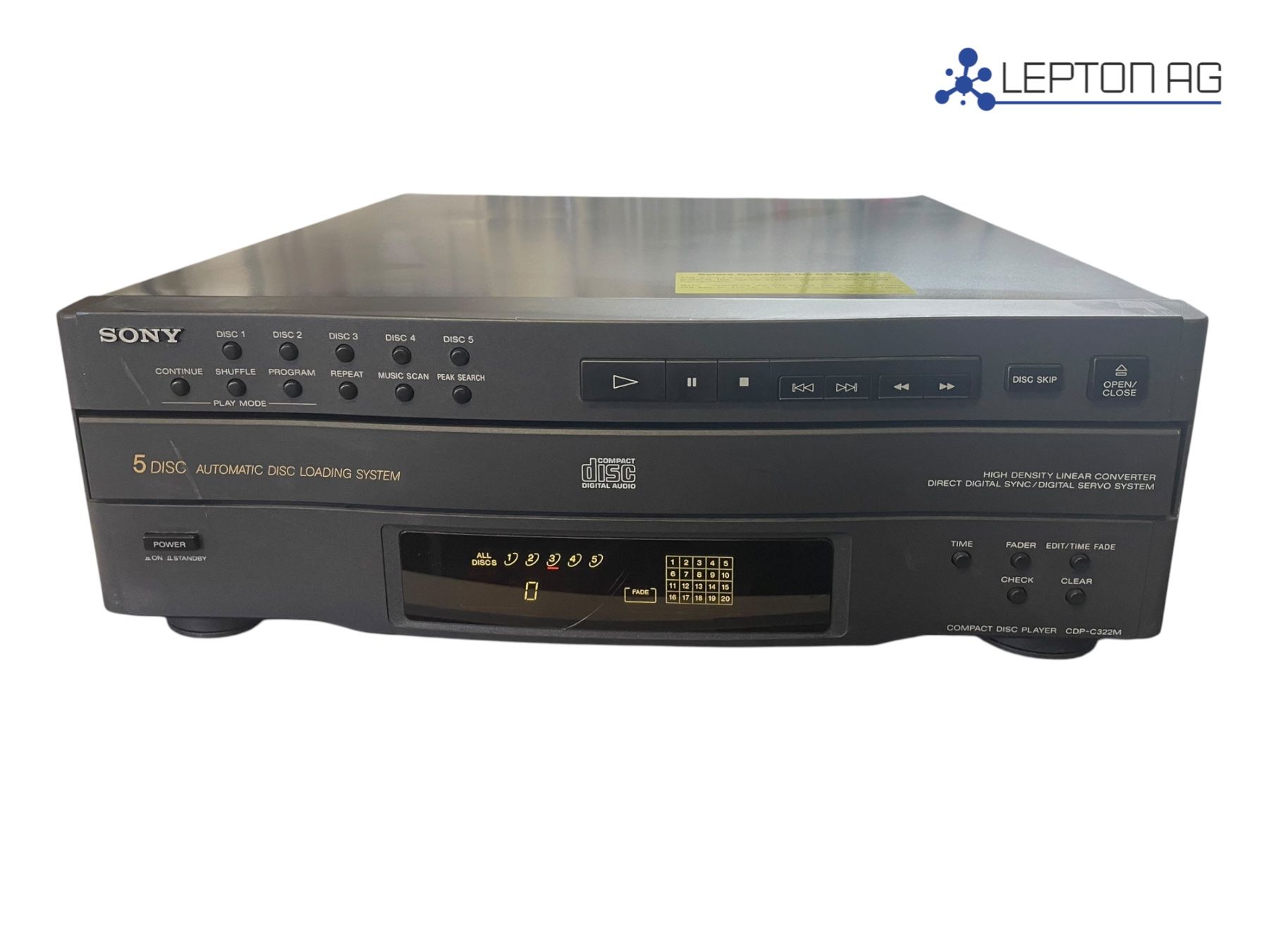 Sony Sistemi audio & multimediali: SONY Compact Disc Player CDP-C322M/ 5x Wechsler – Usato da Niederdorf venduto da LeptonAG 1