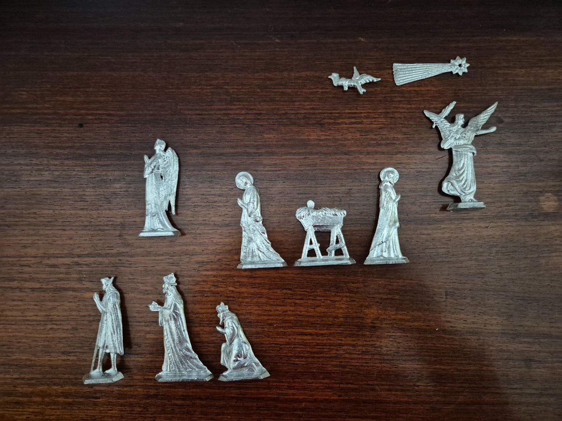 Figuren: Weihnachtskrippenfiguren, Zinn – Neu (gemäss Beschreibung) aus Basel von Tatura 1