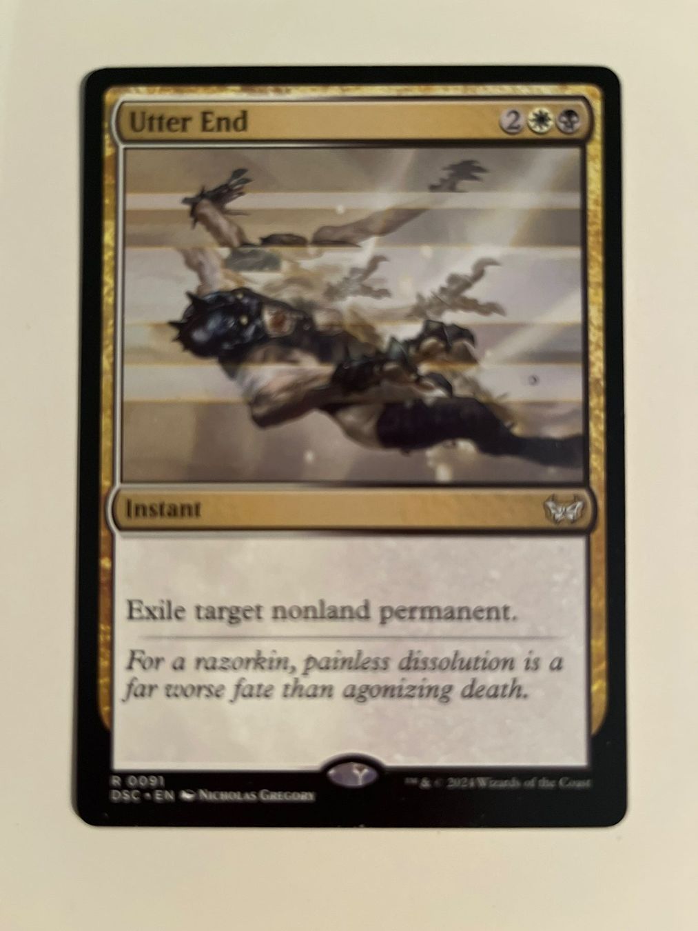 Magic The Gathering Carte collezionabili: 1 x Utter End - Magic: The Gathering - MtG – Usato da Kriens venduto da Shadi1980