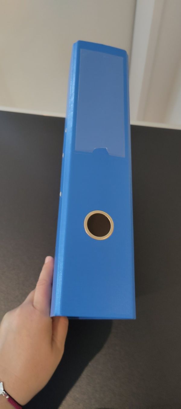 Ordner: Ordner A4 Blau 75mm Breit mit Transparenthülle – Gebraucht aus Felben-Wellhausen von AWDienstleistungen 3