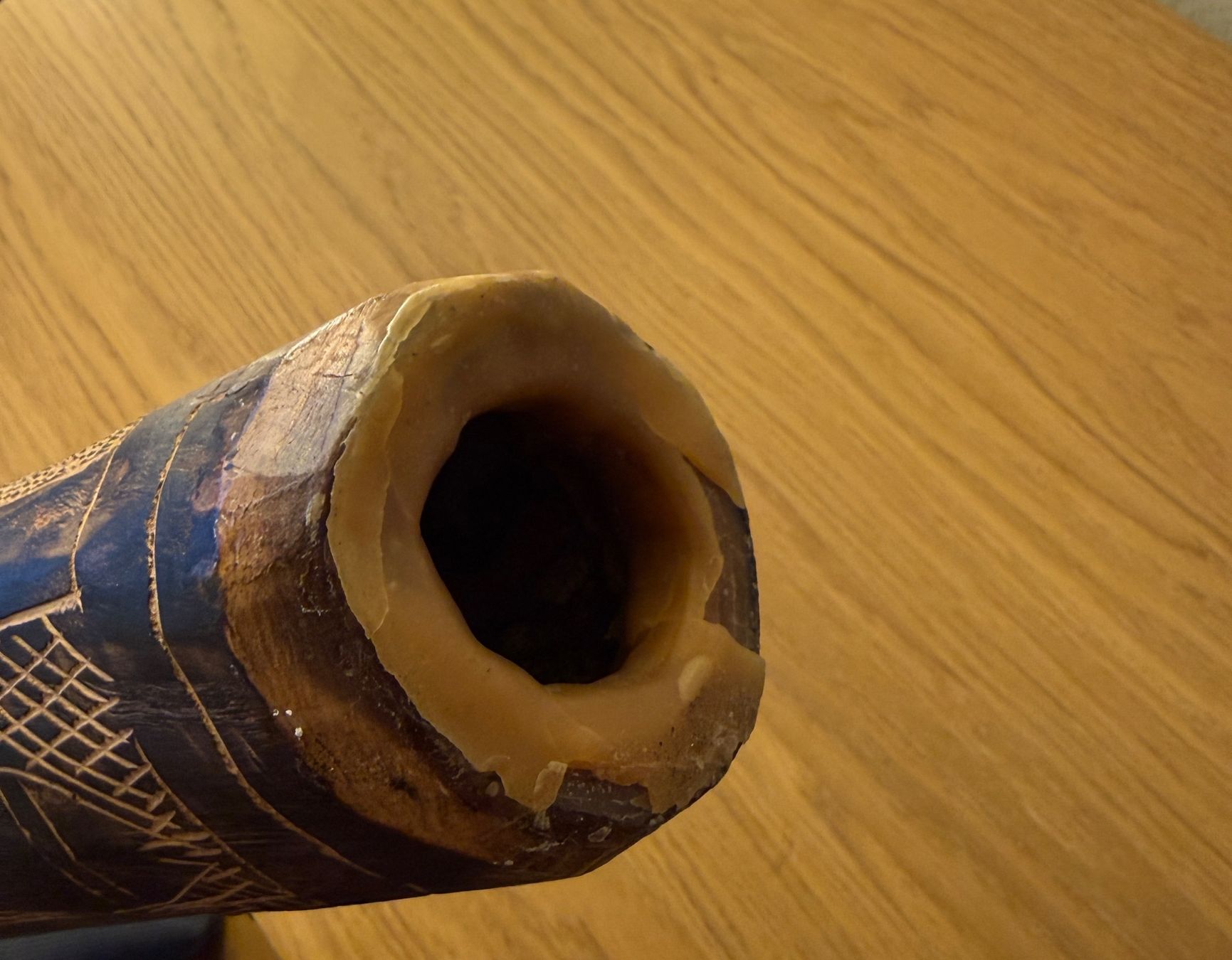 Strumenti musicali: Didgeridoo mit handgeschnitzten australischen Tiermotiven – Usato da Gunten venduto da molinax 4